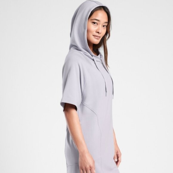 ATHLETA Cabana Tunic Hoodie - MEDIUM Muted Lilac #657529 - Picture 3 of 10